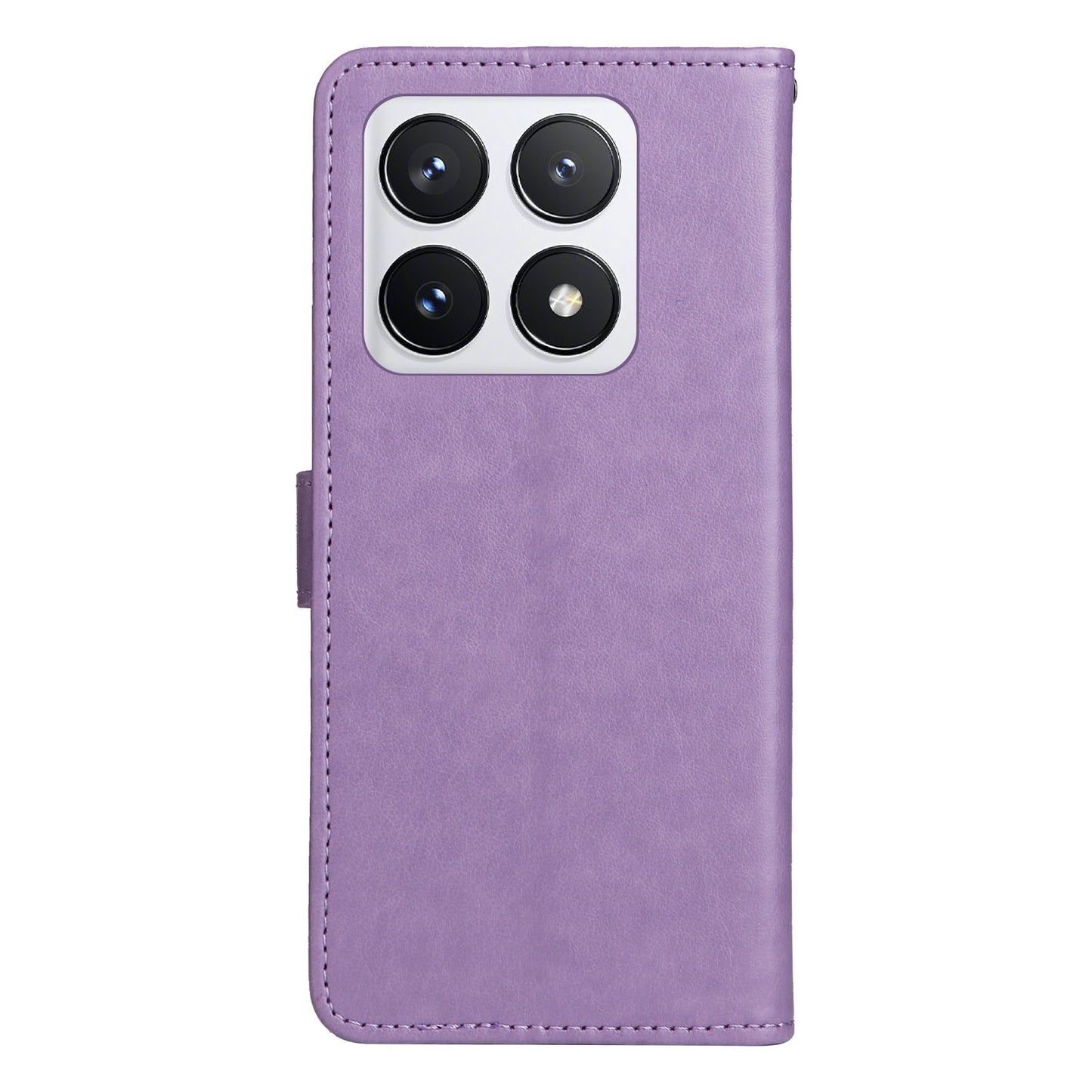 For Xiaomi 14T Pro Cat and Bee Embossed Flip Leather Phone Case Wallet Cover with Card Slots Cash Pocket Magnetic Stand Protective Shockproof TPU PU Leather Case with Wrist Strap