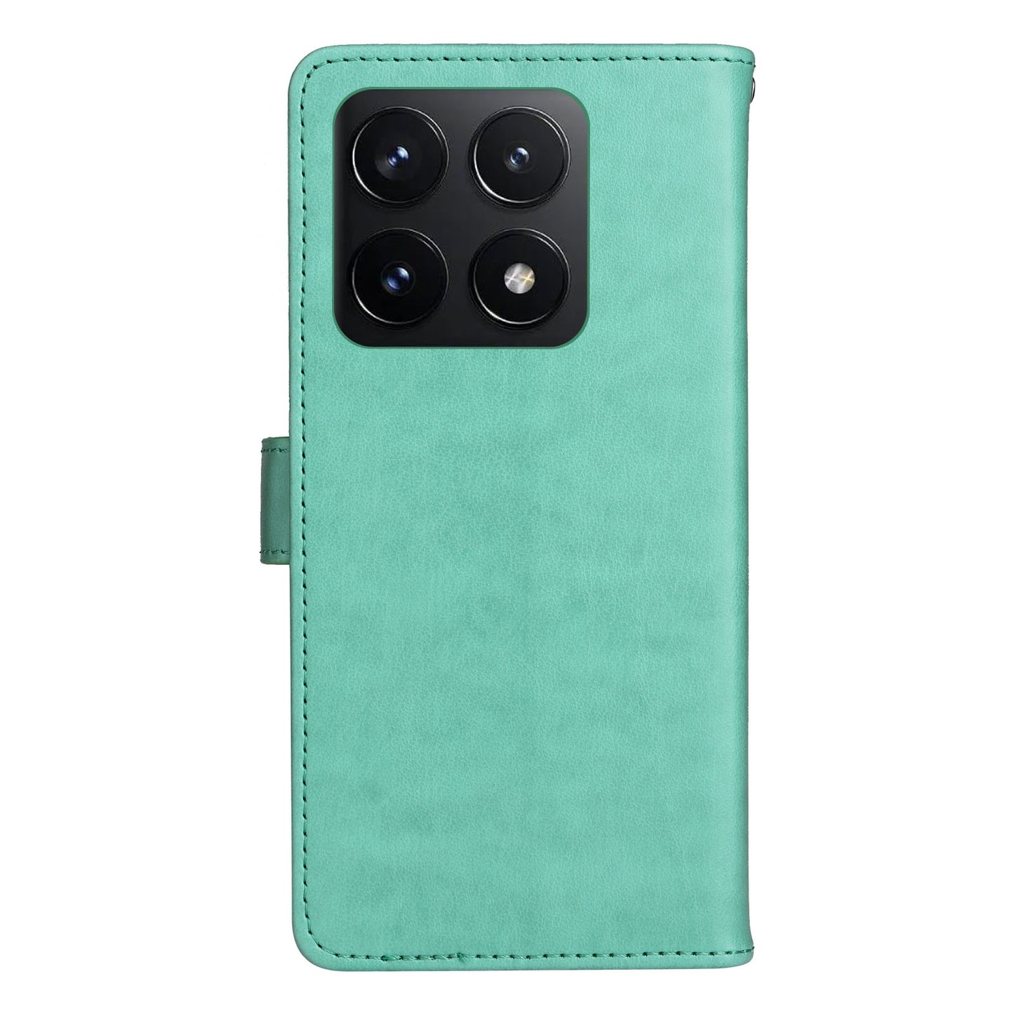 For Xiaomi 14T Cat and Bee Embossed Flip Leather Phone Case Wallet Cover with Card Slots Cash Pocket Magnetic Stand Protective Shockproof TPU PU Leather Case with Wrist Strap