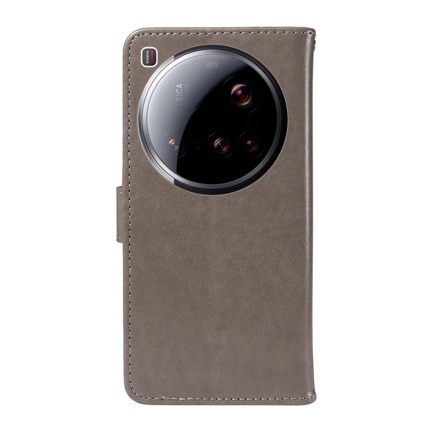 For Xiaomi 15 Ultra 5G Cat and Bee Embossed Flip Leather Phone Case Wallet Cover with Card Slots Cash Pocket Magnetic Stand Protective Shockproof TPU PU Leather Case with Wrist Strap
