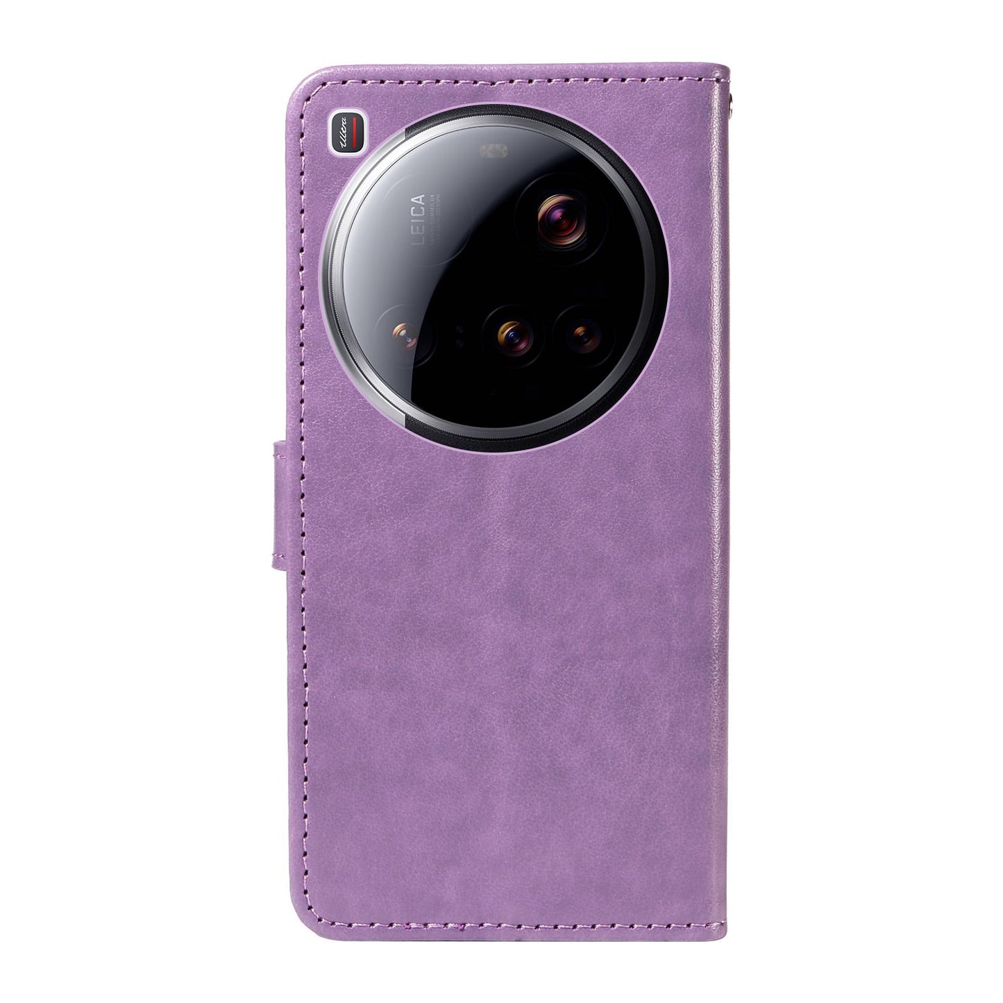 For Xiaomi 15 Ultra 5G Cat and Bee Embossed Flip Leather Phone Case Wallet Cover with Card Slots Cash Pocket Magnetic Stand Protective Shockproof TPU PU Leather Case with Wrist Strap