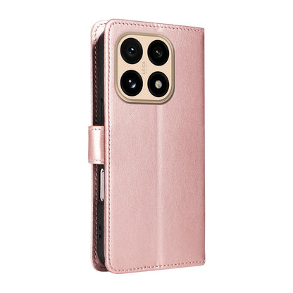 For Xiaomi 15T 5G Cat and Bee Embossed Flip Leather Phone Case Wallet Cover with Card Slots Cash Pocket Magnetic Stand Protective Shockproof TPU PU Leather Case with Wrist Strap