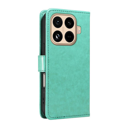 For Xiaomi 15T Pro 5G Cat and Bee Embossed Flip Leather Phone Case Wallet Cover with Card Slots Cash Pocket Magnetic Stand Protective Shockproof TPU PU Leather Case with Wrist Strap