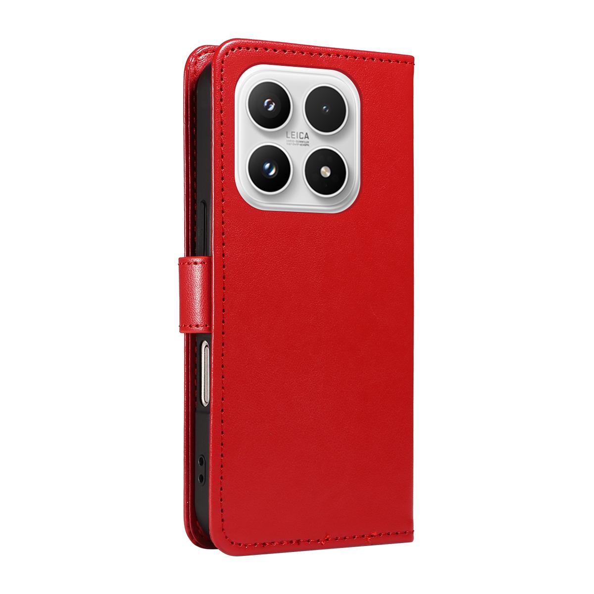For Xiaomi 17 Cat and Bee Embossed Flip Leather Phone Case Wallet Cover with Card Slots Cash Pocket Magnetic Stand Protective Shockproof TPU PU Leather Case with Wrist Strap