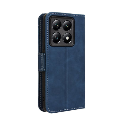 Xiaomi 14T Skin Feel PU Leather Wallet Phone Case with Card Slots, Cash Pocket, Magnetic Closure, Built-In Stand, Full Protection TPU Cover