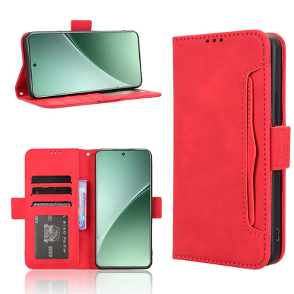 Xiaomi 15 Pro Skin Feel PU Leather Wallet Phone Case with Card Slots, Cash Pocket, Magnetic Closure, Built-In Stand, Full Protection TPU Cover