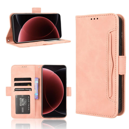 Xiaomi 15 Ultra Skin Feel PU Leather Wallet Phone Case with Card Slots, Cash Pocket, Magnetic Closure, Built-In Stand, Full Protection TPU Cover