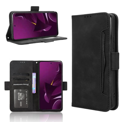 Xiaomi Poco M7 Pro 5G Skin Feel PU Leather Wallet Phone Case with Card Slots, Cash Pocket, Magnetic Closure, Built-In Stand, Full Protection TPU Cover