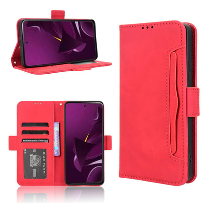 Xiaomi Poco M7 Pro 5G Skin Feel PU Leather Wallet Phone Case with Card Slots, Cash Pocket, Magnetic Closure, Built-In Stand, Full Protection TPU Cover