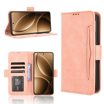 Xiaomi Poco F7 Pro 5G Skin Feel PU Leather Wallet Phone Case with Card Slots, Cash Pocket, Magnetic Closure, Built-In Stand, Full Protection TPU Cover