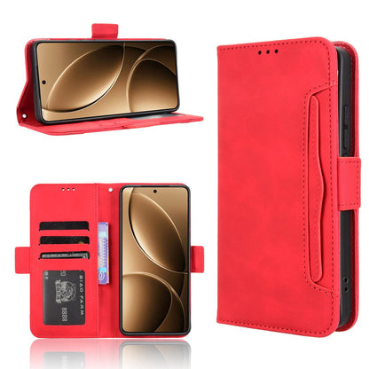 Xiaomi Poco F7 Ultra Skin Feel PU Leather Wallet Phone Case with Card Slots, Cash Pocket, Magnetic Closure, Built-In Stand, Full Protection TPU Cover
