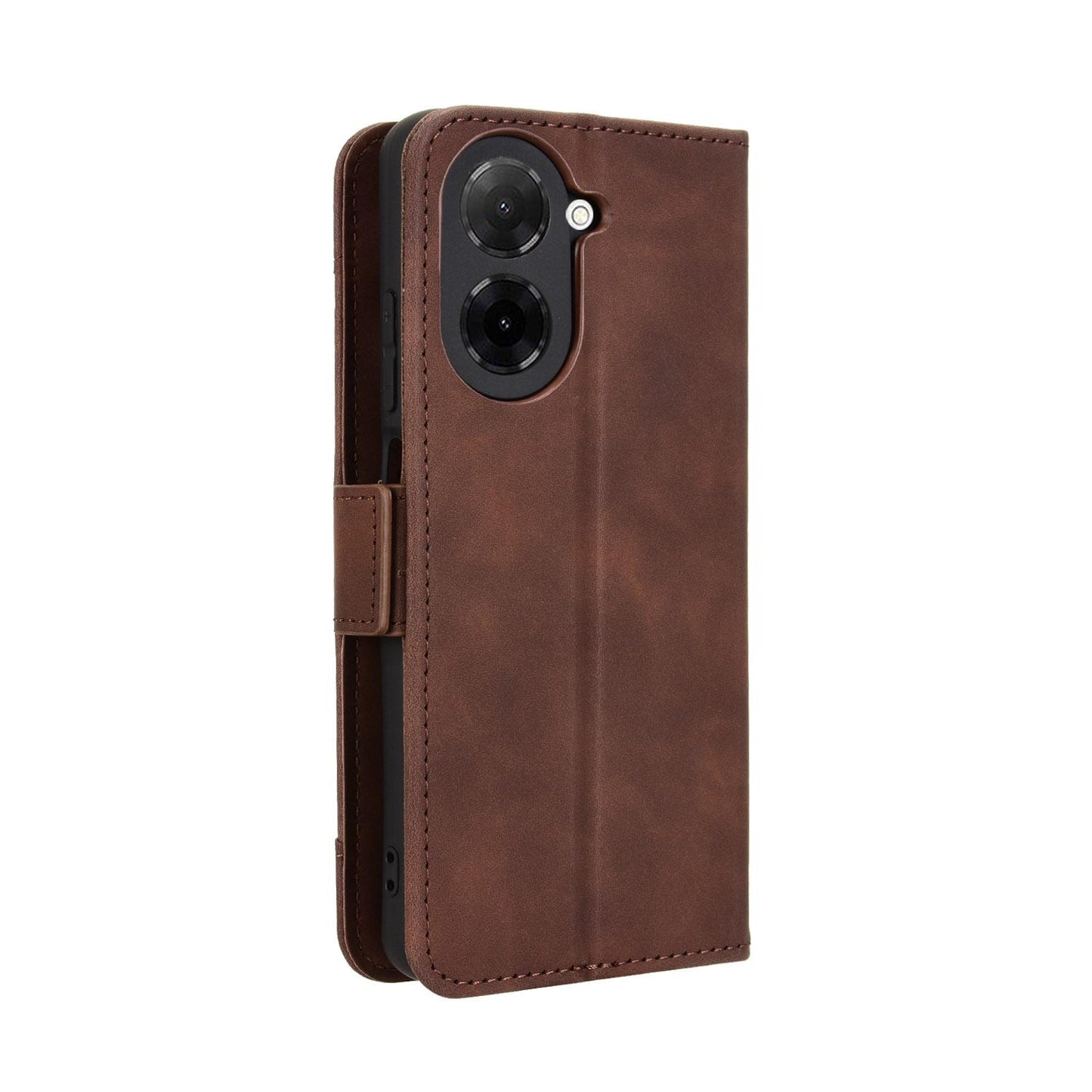 Xiaomi Redmi A5 4G 171.7mm Skin Feel PU Leather Wallet Phone Case with Card Slots, Cash Pocket, Magnetic Closure, Built-In Stand, Full Protection TPU Cover