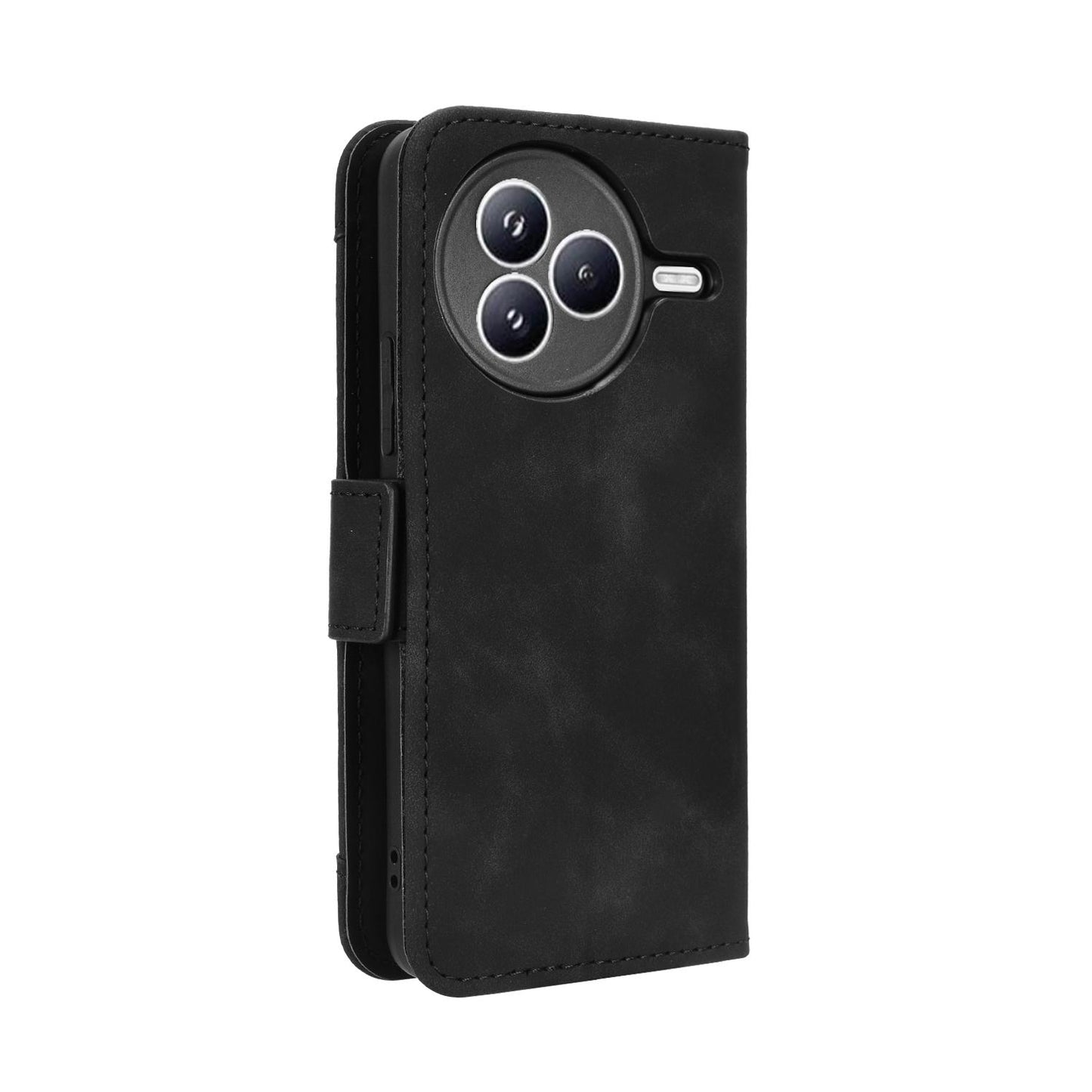 Xiaomi Civi 5 Pro 5G Skin Feel PU Leather Wallet Phone Case with Card Slots, Cash Pocket, Magnetic Closure, Built-In Stand, Full Protection TPU Cover