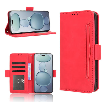 Xiaomi Civi 5 Pro 5G Skin Feel PU Leather Wallet Phone Case with Card Slots, Cash Pocket, Magnetic Closure, Built-In Stand, Full Protection TPU Cover