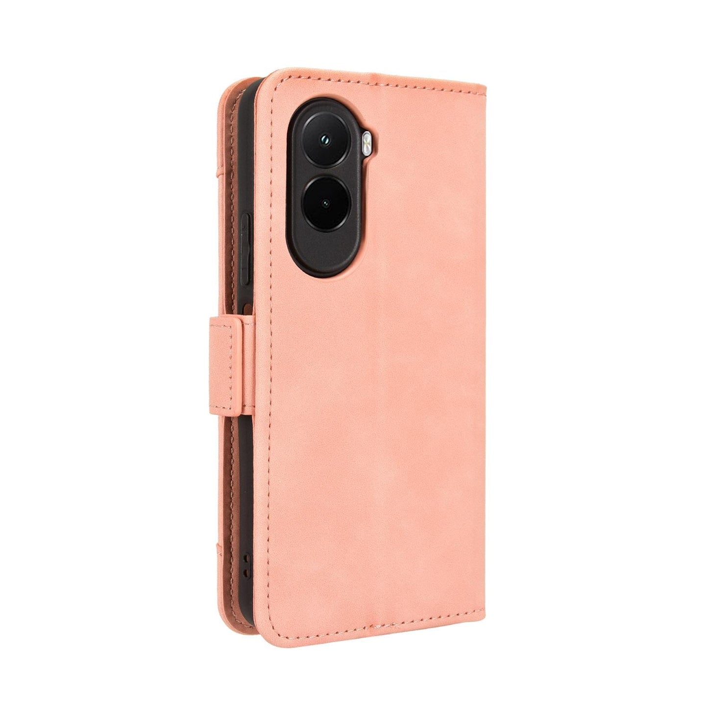 Xiaomi Poco M7 4G 171mm Skin Feel PU Leather Wallet Phone Case with Card Slots, Cash Pocket, Magnetic Closure, Built-In Stand, Full Protection TPU Cover