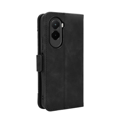 Xiaomi Poco M7 4G 171mm Skin Feel PU Leather Wallet Phone Case with Card Slots, Cash Pocket, Magnetic Closure, Built-In Stand, Full Protection TPU Cover
