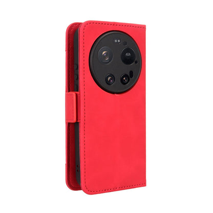 Xiaomi 17 Ultra Skin Feel PU Leather Wallet Phone Case with Card Slots, Cash Pocket, Magnetic Closure, Built-In Stand, Full Protection TPU Cover