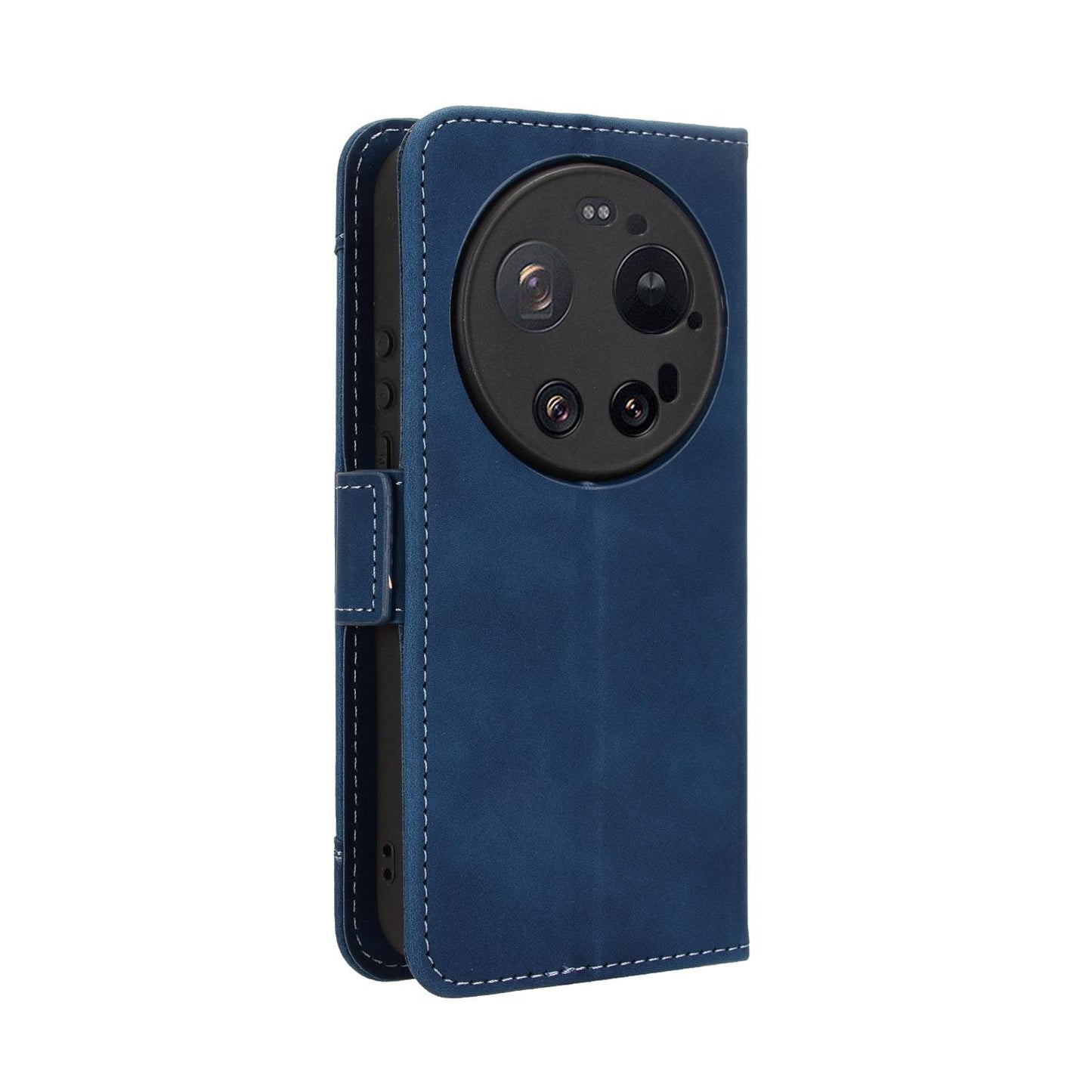 Xiaomi 17 Ultra Skin Feel PU Leather Wallet Phone Case with Card Slots, Cash Pocket, Magnetic Closure, Built-In Stand, Full Protection TPU Cover