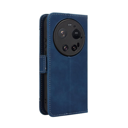 Xiaomi 17 Ultra Skin Feel PU Leather Wallet Phone Case with Card Slots, Cash Pocket, Magnetic Closure, Built-In Stand, Full Protection TPU Cover