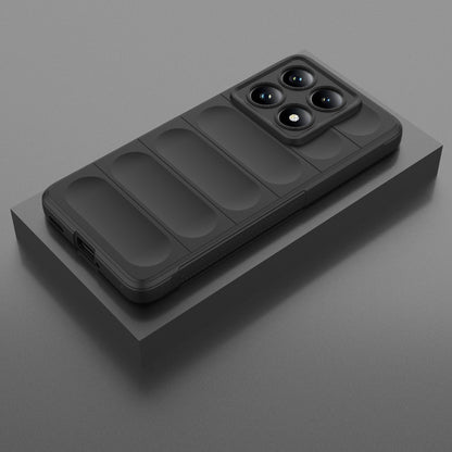 Xiaomi 14T Pro 5G Magic Shield TPU + Flannel Protective Phone Case Cover, Shockproof Scratch Resistant
