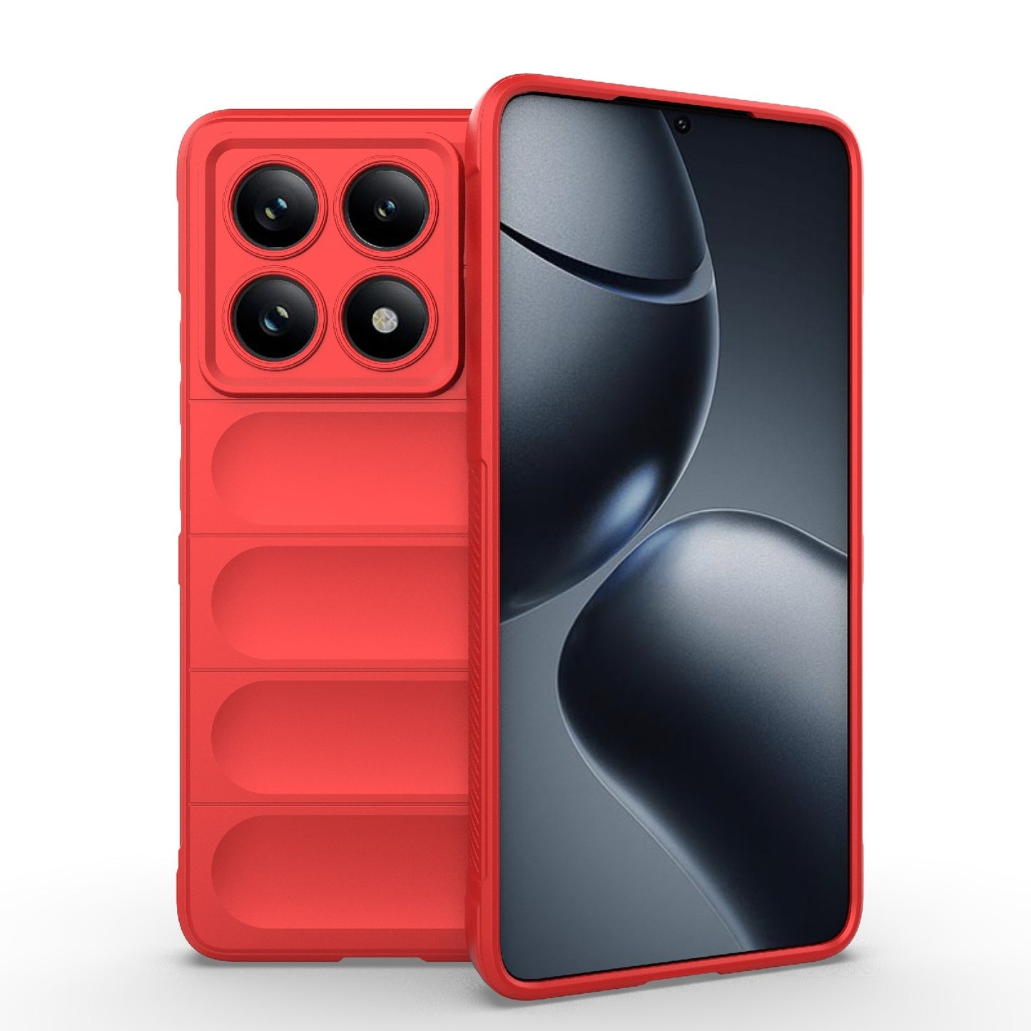 Xiaomi 14T Pro 5G Magic Shield TPU + Flannel Protective Phone Case Cover, Shockproof Scratch Resistant