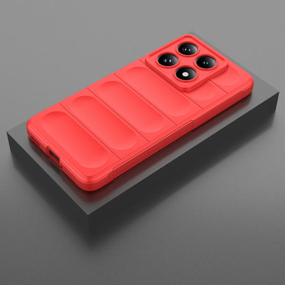 Xiaomi 14T Pro 5G Magic Shield TPU + Flannel Protective Phone Case Cover, Shockproof Scratch Resistant