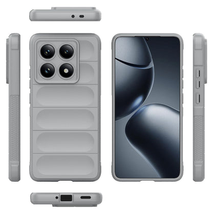 Xiaomi 14T Pro 5G Magic Shield TPU + Flannel Protective Phone Case Cover, Shockproof Scratch Resistant