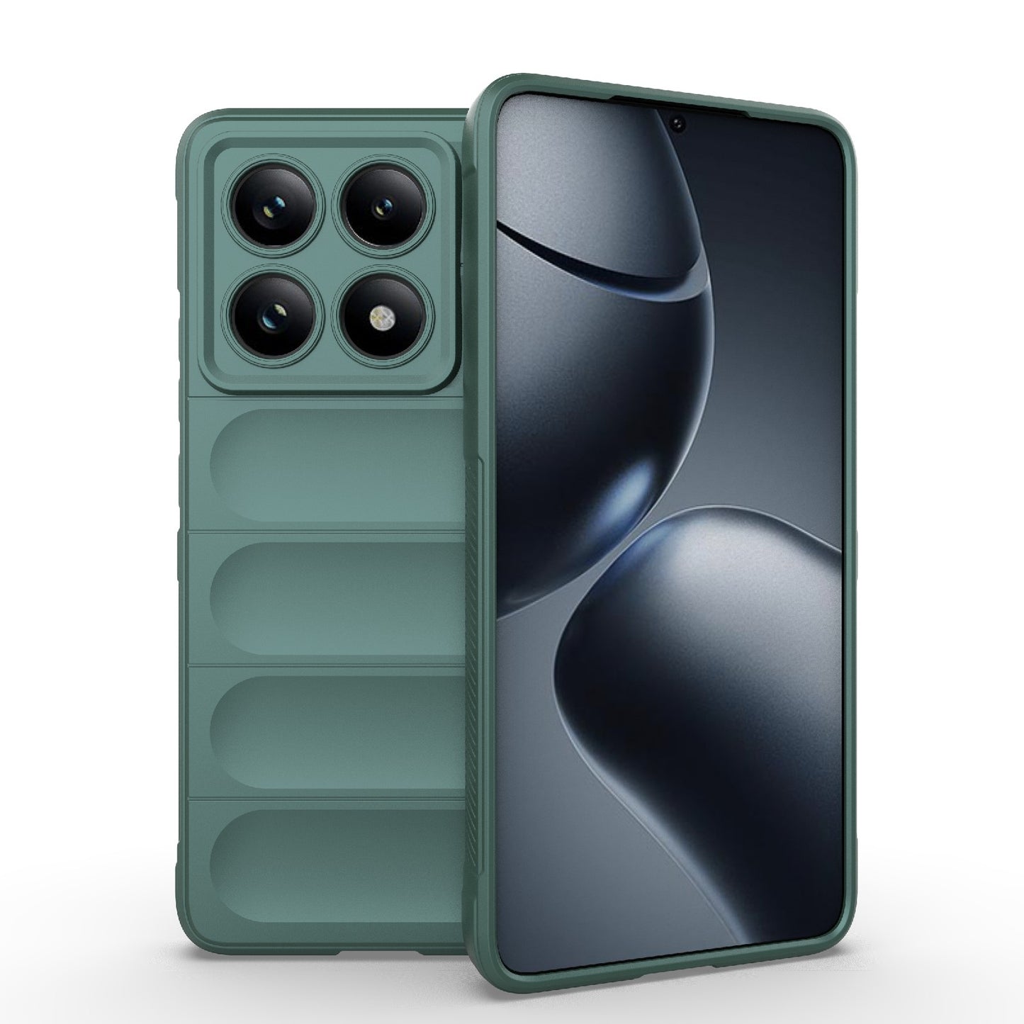 Xiaomi 14T Pro 5G Magic Shield TPU + Flannel Protective Phone Case Cover, Shockproof Scratch Resistant