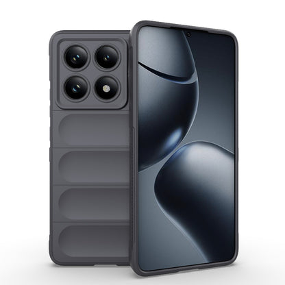 Xiaomi 14T Pro 5G Magic Shield TPU + Flannel Protective Phone Case Cover, Shockproof Scratch Resistant