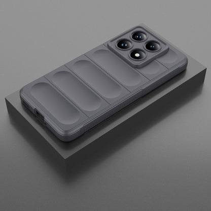 Xiaomi 14T Pro 5G Magic Shield TPU + Flannel Protective Phone Case Cover, Shockproof Scratch Resistant