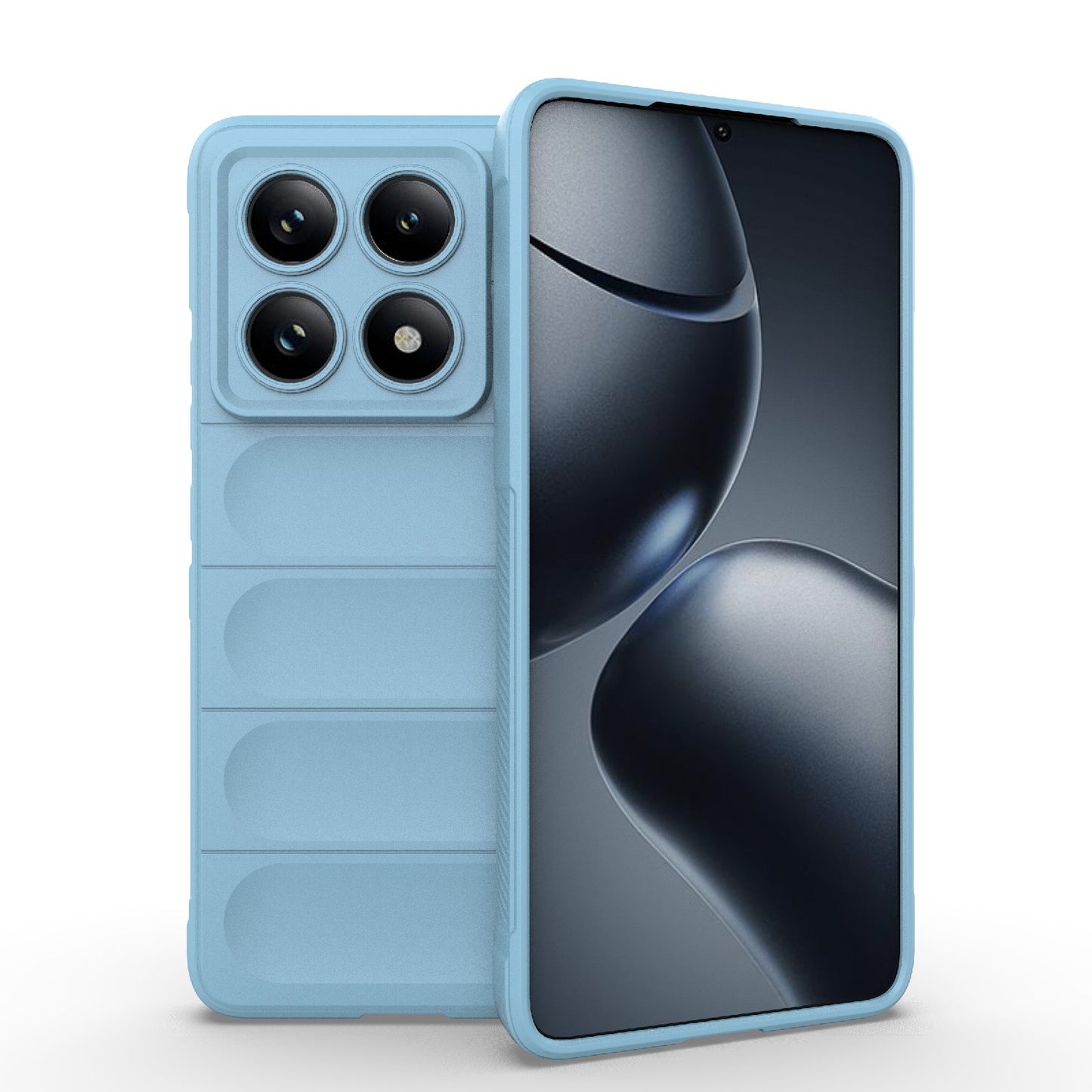 Xiaomi 14T Pro 5G Magic Shield TPU + Flannel Protective Phone Case Cover, Shockproof Scratch Resistant