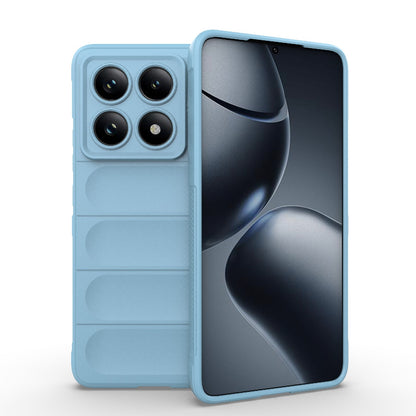 Xiaomi 14T Pro 5G Magic Shield TPU + Flannel Protective Phone Case Cover, Shockproof Scratch Resistant