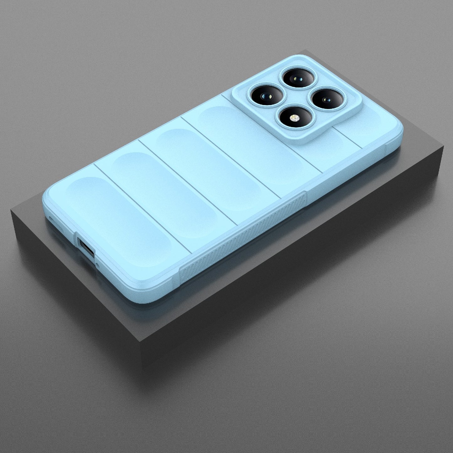 Xiaomi 14T Pro 5G Magic Shield TPU + Flannel Protective Phone Case Cover, Shockproof Scratch Resistant