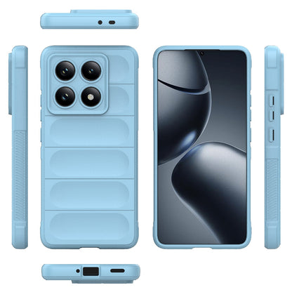 Xiaomi 14T Pro 5G Magic Shield TPU + Flannel Protective Phone Case Cover, Shockproof Scratch Resistant
