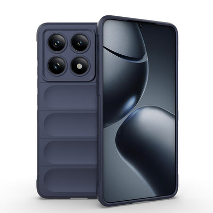 Xiaomi 14T Pro 5G Magic Shield TPU + Flannel Protective Phone Case Cover, Shockproof Scratch Resistant
