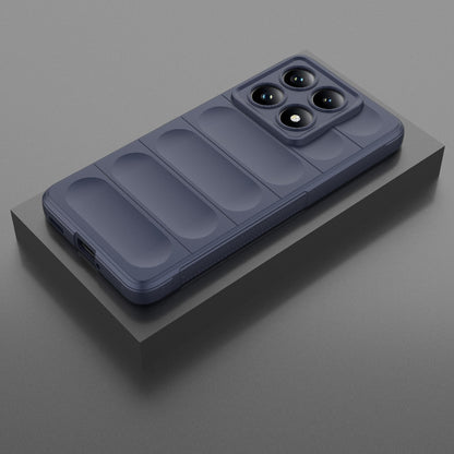Xiaomi 14T Pro 5G Magic Shield TPU + Flannel Protective Phone Case Cover, Shockproof Scratch Resistant