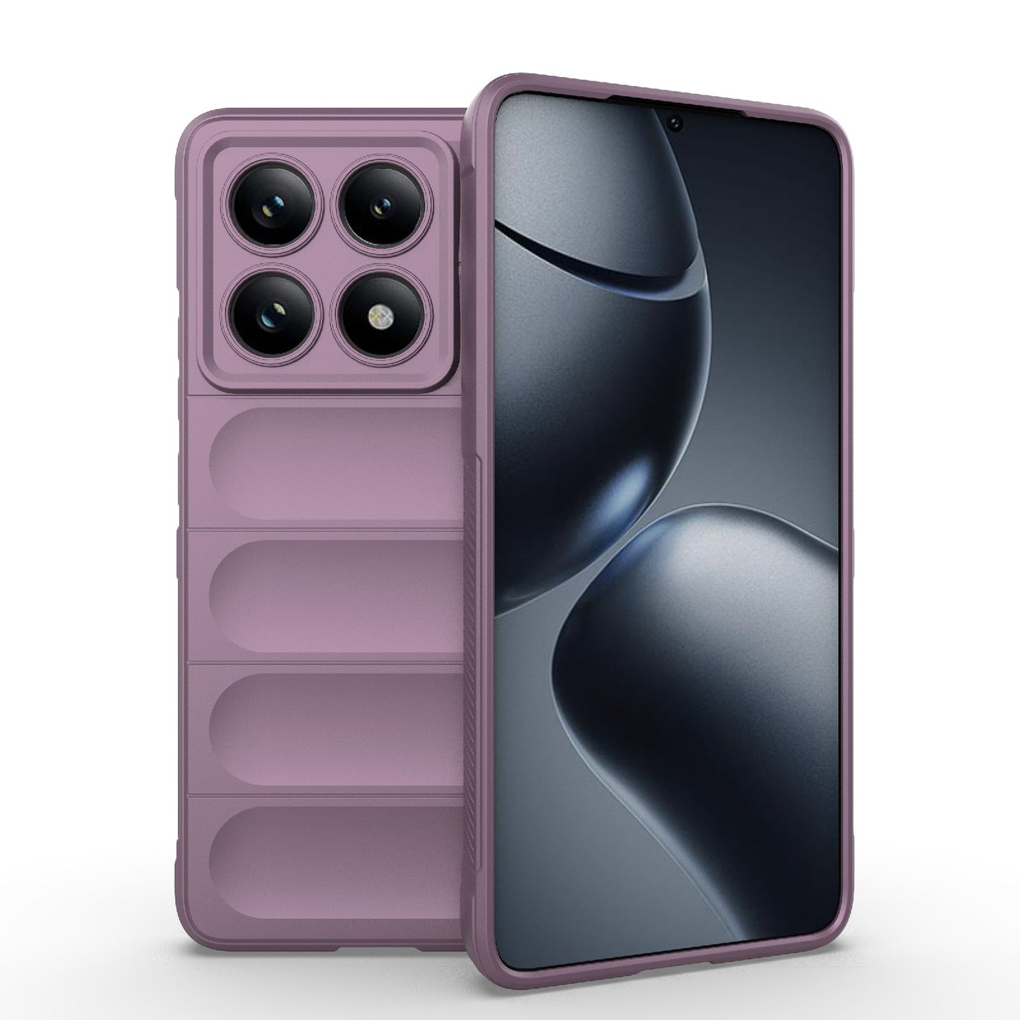 Xiaomi 14T Pro 5G Magic Shield TPU + Flannel Protective Phone Case Cover, Shockproof Scratch Resistant