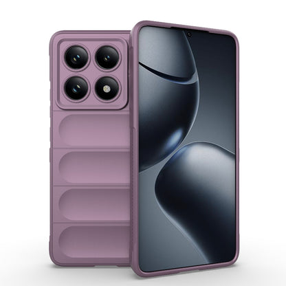 Xiaomi 14T Pro 5G Magic Shield TPU + Flannel Protective Phone Case Cover, Shockproof Scratch Resistant