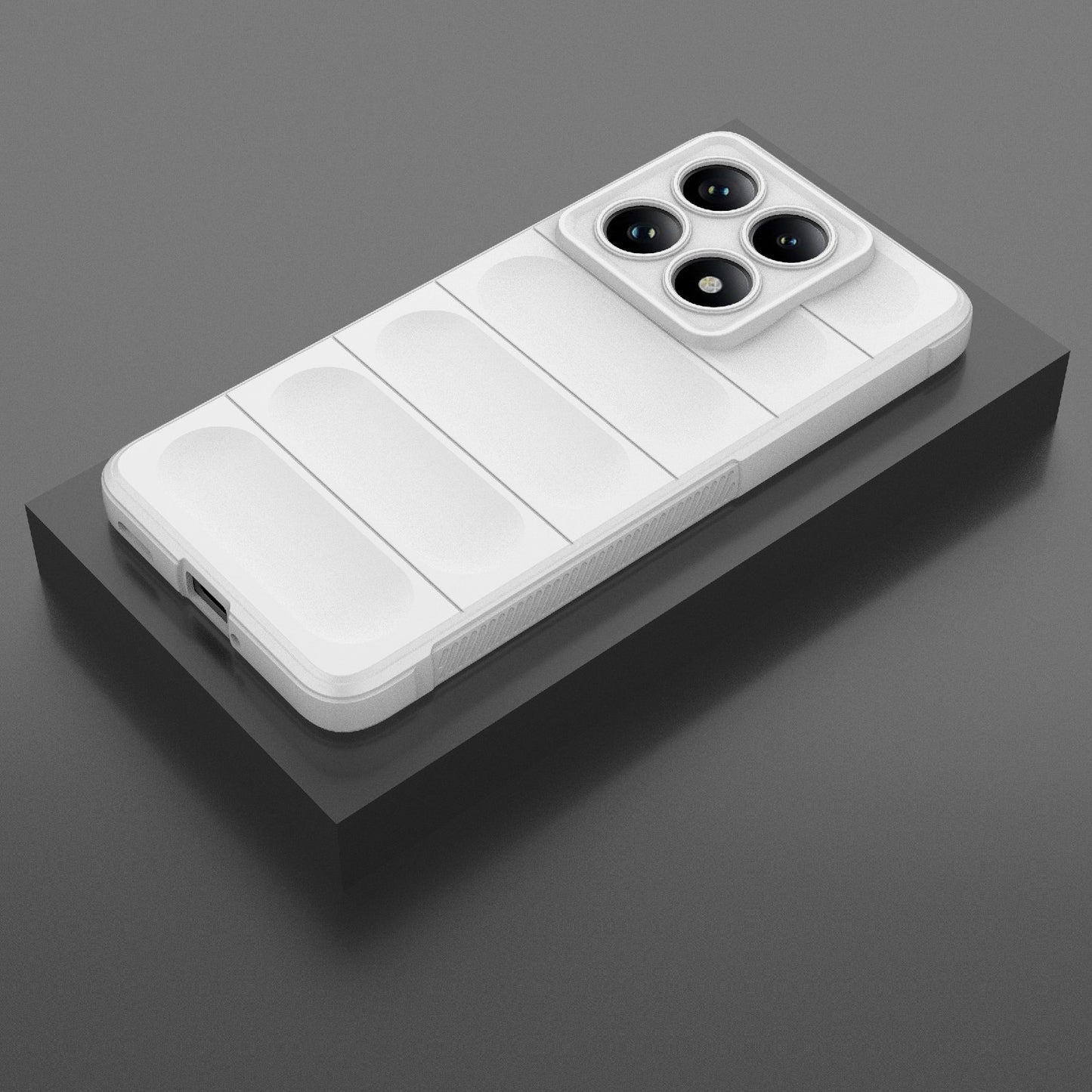 Xiaomi 14T Pro 5G Magic Shield TPU + Flannel Protective Phone Case Cover, Shockproof Scratch Resistant