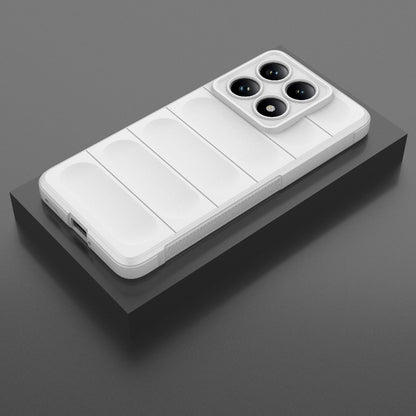 Xiaomi 14T Pro 5G Magic Shield TPU + Flannel Protective Phone Case Cover, Shockproof Scratch Resistant