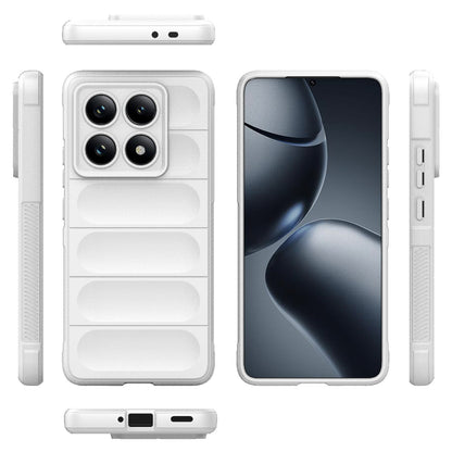 Xiaomi 14T Pro 5G Magic Shield TPU + Flannel Protective Phone Case Cover, Shockproof Scratch Resistant