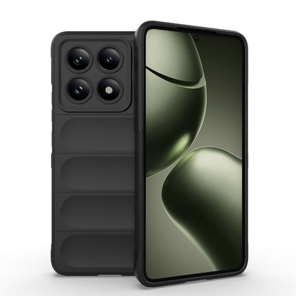Xiaomi 14T 5G Magic Shield TPU + Flannel Protective Phone Case Cover, Shockproof Scratch Resistant