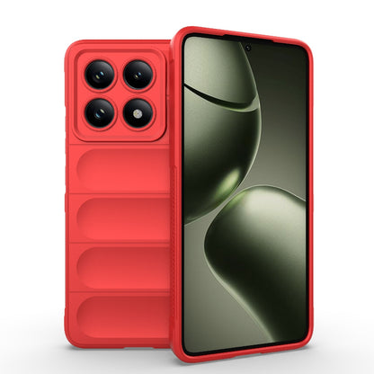Xiaomi 14T 5G Magic Shield TPU + Flannel Protective Phone Case Cover, Shockproof Scratch Resistant