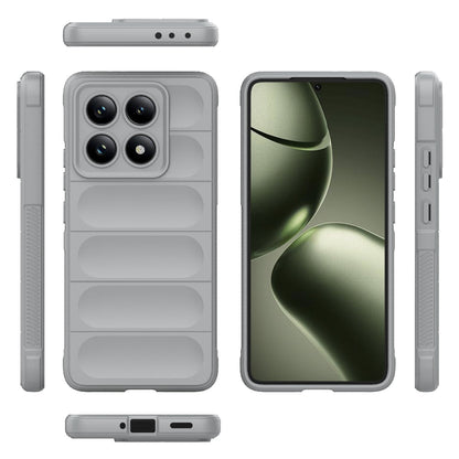 Xiaomi 14T 5G Magic Shield TPU + Flannel Protective Phone Case Cover, Shockproof Scratch Resistant