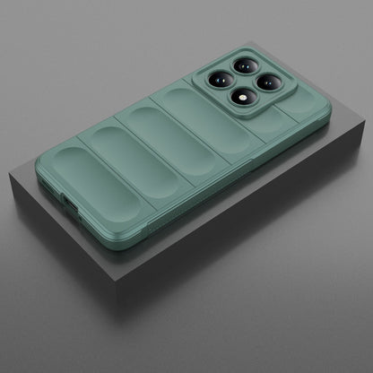 Xiaomi 14T 5G Magic Shield TPU + Flannel Protective Phone Case Cover, Shockproof Scratch Resistant