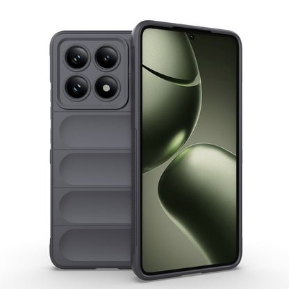 Xiaomi 14T 5G Magic Shield TPU + Flannel Protective Phone Case Cover, Shockproof Scratch Resistant