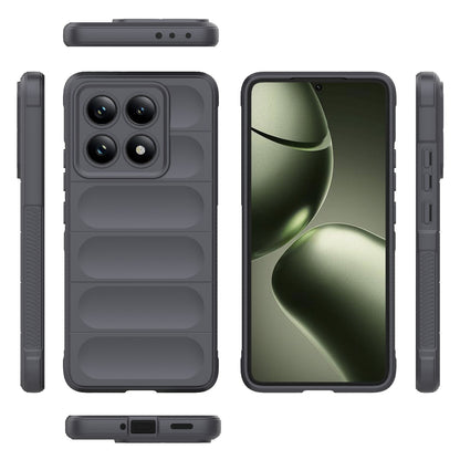 Xiaomi 14T 5G Magic Shield TPU + Flannel Protective Phone Case Cover, Shockproof Scratch Resistant