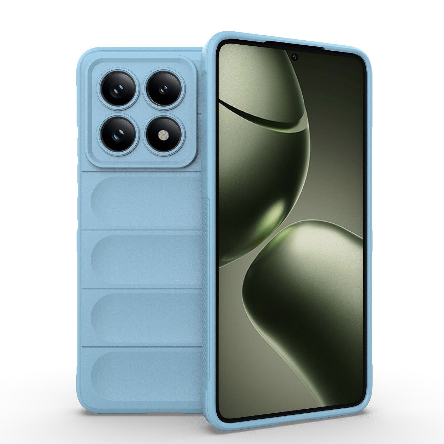 Xiaomi 14T 5G Magic Shield TPU + Flannel Protective Phone Case Cover, Shockproof Scratch Resistant