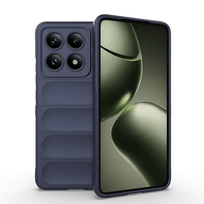 Xiaomi 14T 5G Magic Shield TPU + Flannel Protective Phone Case Cover, Shockproof Scratch Resistant
