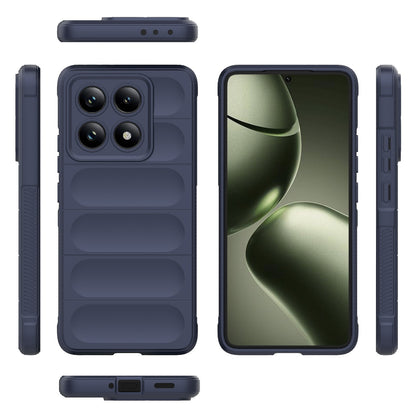 Xiaomi 14T 5G Magic Shield TPU + Flannel Protective Phone Case Cover, Shockproof Scratch Resistant