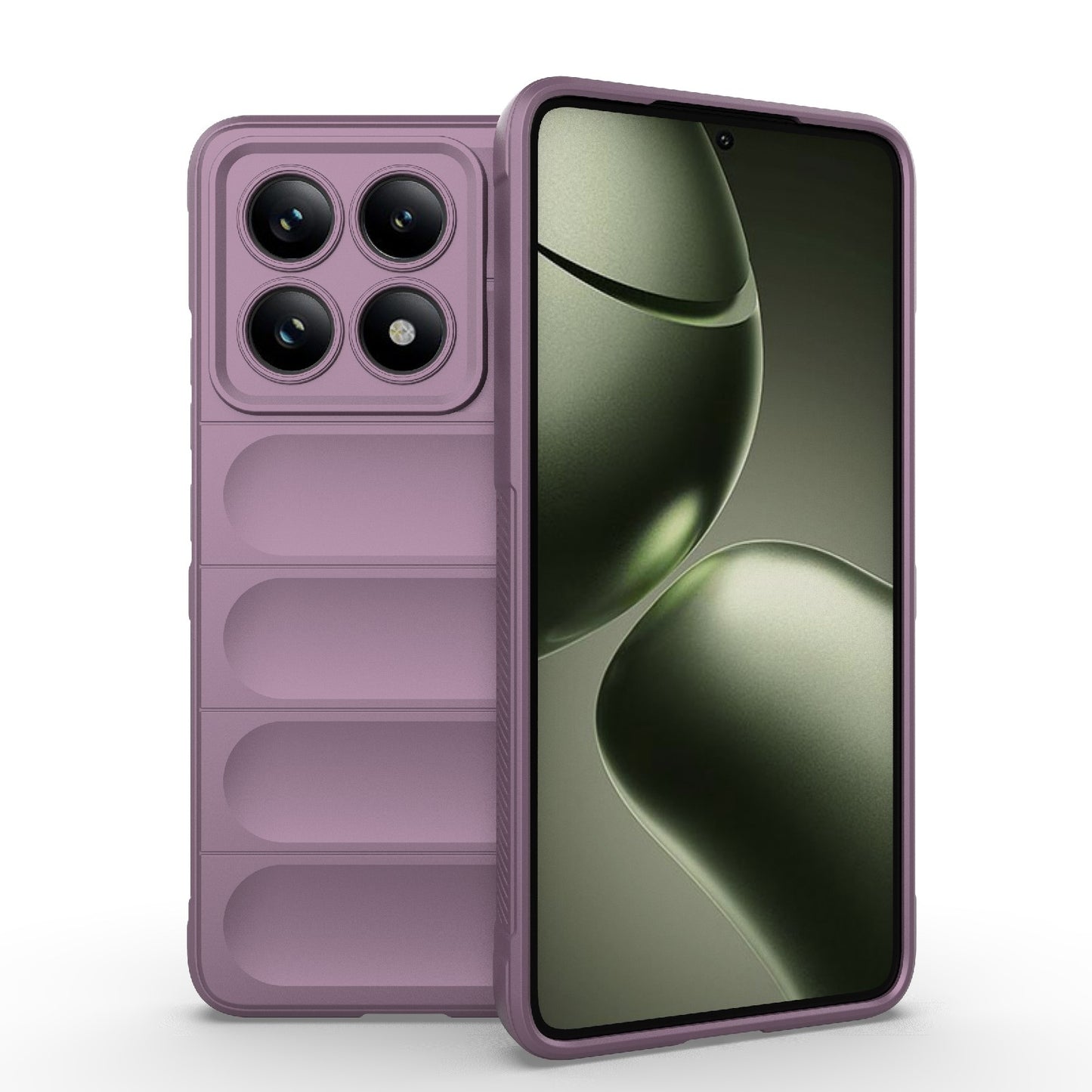 Xiaomi 14T 5G Magic Shield TPU + Flannel Protective Phone Case Cover, Shockproof Scratch Resistant